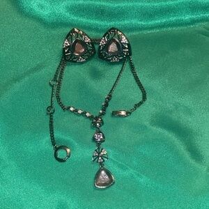 Givenchy Set in great condition earrings and necklace with pendant